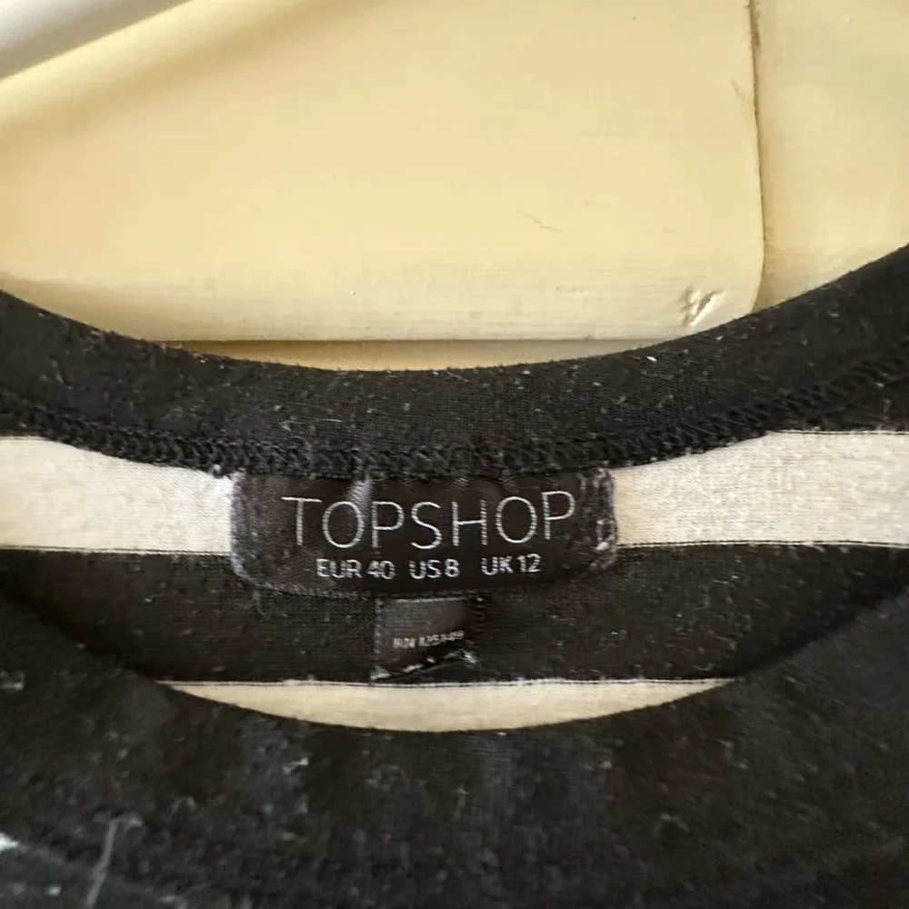 Topshop Striped Top, Size 8 - Picture 2 of 3